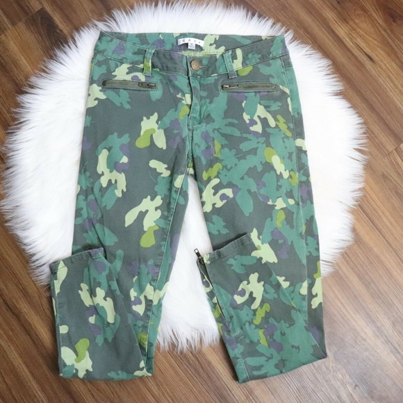 CAbi Pants - CAbi Clover Camo Zipper Jeggings - Style #766